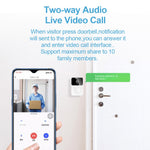 SN-D8 Two Way Audio Video Doorbell WiFi Mobile Phone Remote Home Camera