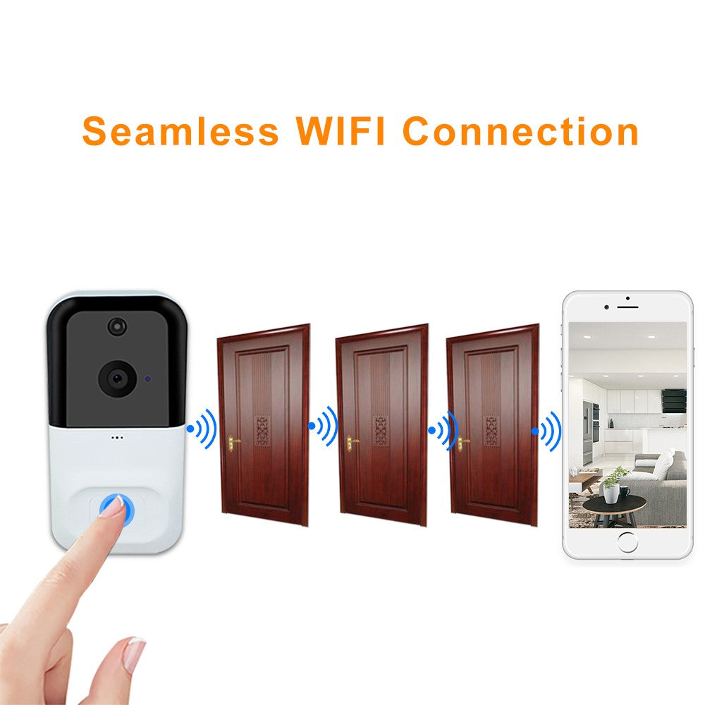 SN-D220 Tuya Wireless WiFi 1080P Motion Detection Doorbell Camera for Home Security