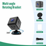 W10 Wireless Security Camera HD Motion Detection Square Infrared Night Vision WiFi Camera