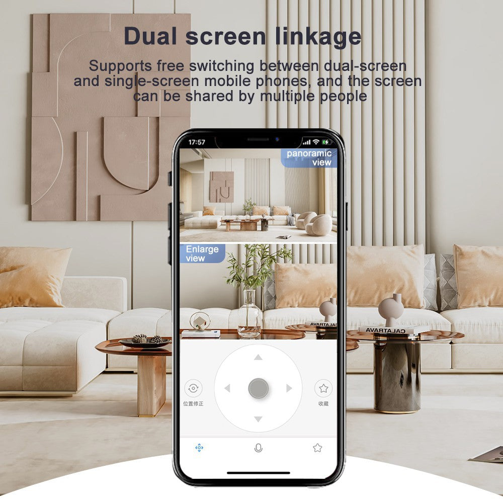 D211EM WiFi Bluetooth-compatible Camera E27 Bulb Shape 3MP Wireless Motion Detection Two-Way Voice Night Vision Camera