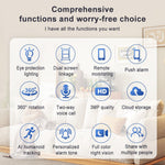 D211EM WiFi Bluetooth-compatible Camera E27 Bulb Shape 3MP Wireless Motion Detection Two-Way Voice Night Vision Camera
