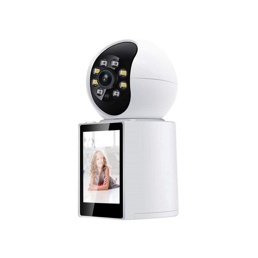 ESCAM QF104 WiFi-säkerhetskamera för videosamtal 3MP Babyvakt för husdjur Rörelsedetekteringsinspelare