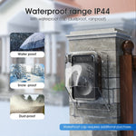 Smart Wireless Doorbell 4-Gear Volume Waterproof Home Door Bell, 2 Receiver + 2 Buttons (CE is applying)