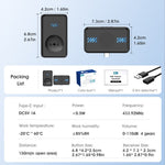 Smart Wireless Doorbell 4-Gear Volume Waterproof Home Door Bell, 2 Receiver + 2 Buttons (CE is applying)