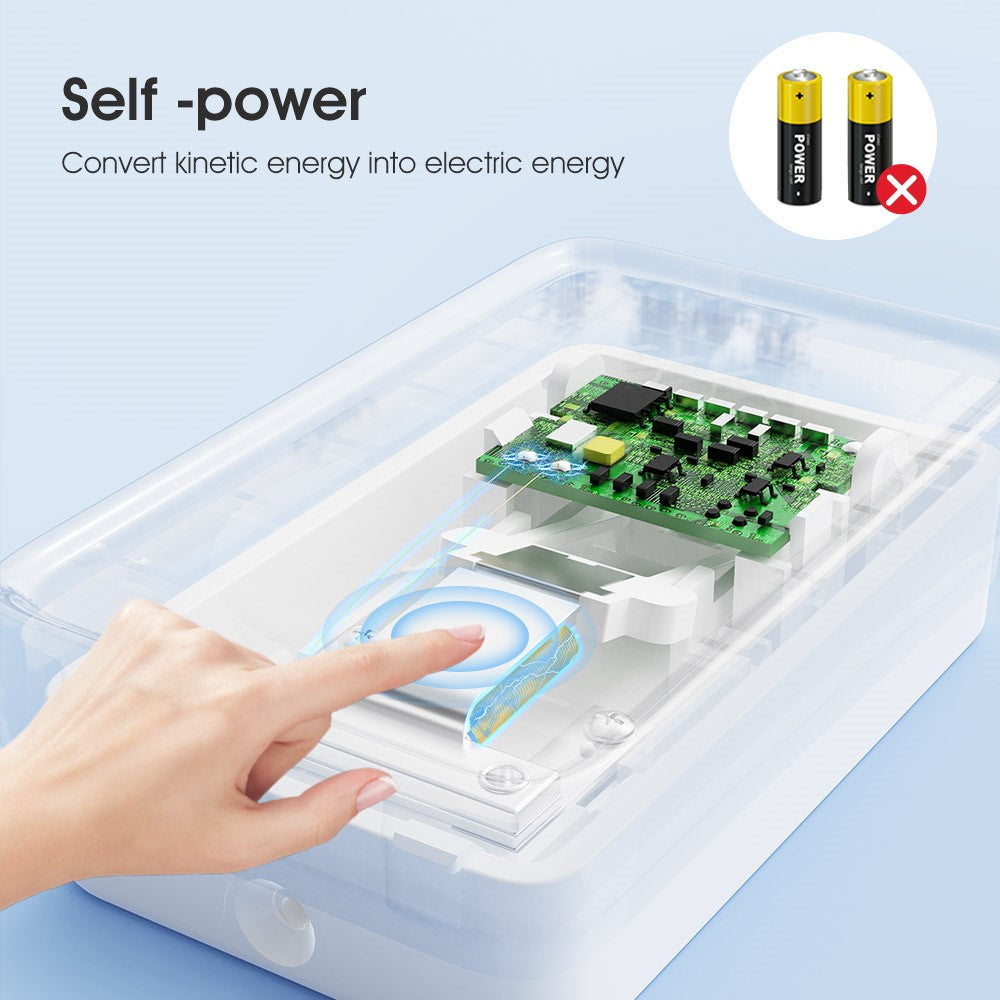 Smart Wireless Doorbell 4-Gear Volume Waterproof Home Door Bell, 2 Receiver + 2 Buttons (CE is applying)