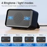 Smart Wireless Doorbell 4-Gear Volume Waterproof Home Door Bell, 2 Receiver + 2 Buttons (CE is applying)