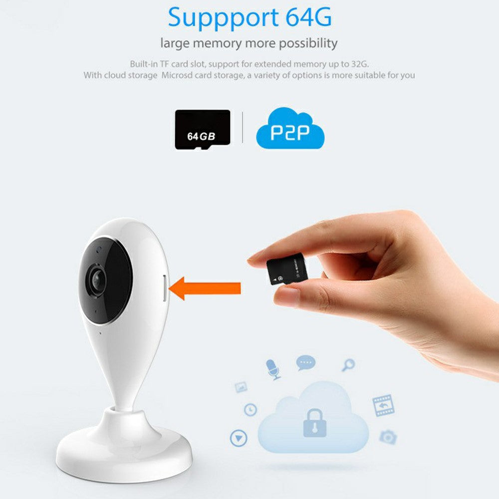 NEO NIP-55AI Wireless Night Vision Camera Home Security Mini Indoor WiFi Camera