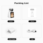 SRIHOME SH053 2.8 Inch IPS Screen PTZ Dome Camera AI Humanoid Detection Home Security Baby Monitor
