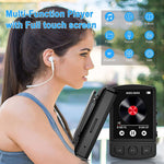 MP3-07 8GB Portable Bluetooth-compatible MP3 / MP4 FM Radio 1.77-inch Screen Music Video Player