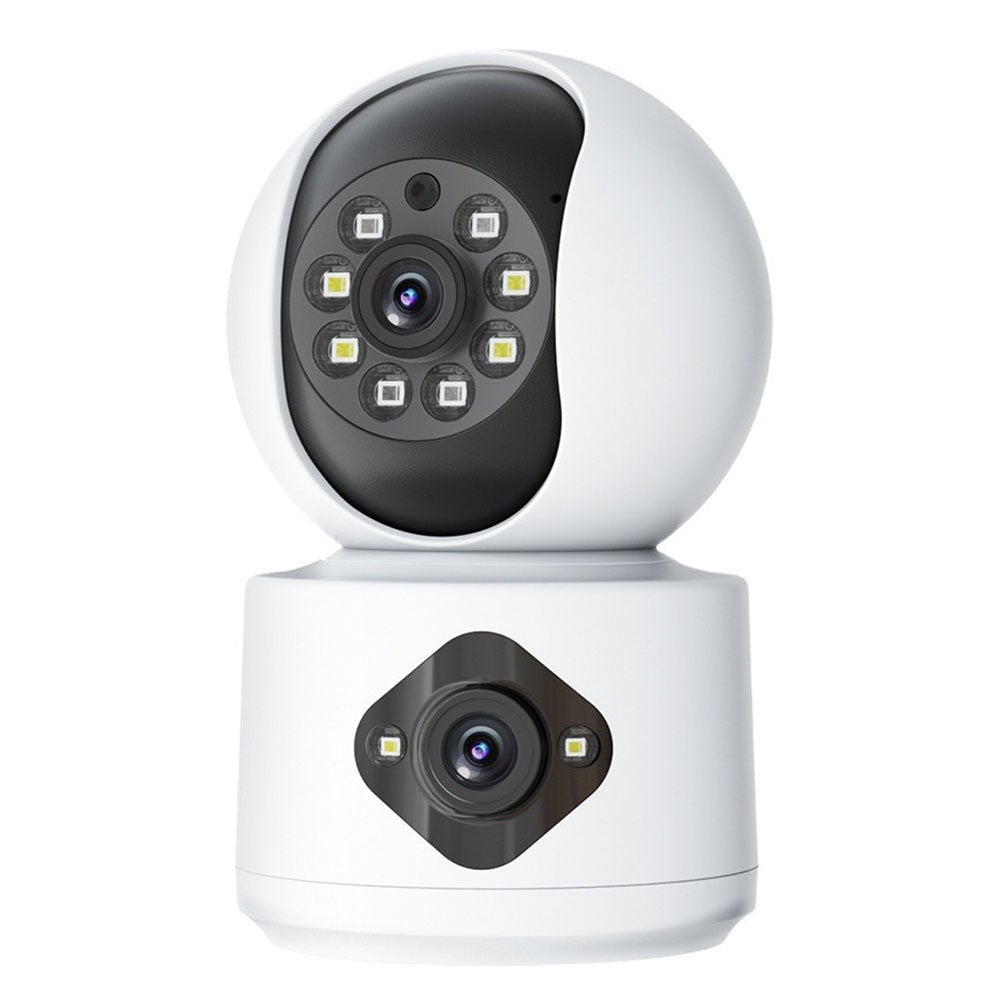 Dual Lens Night Vision HD Camera Home Security Phone Remote Monitoring WiFi Camera (No Memory Card)