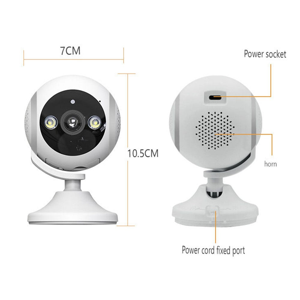 3MP Night Vision HD Camera Home Security Phone Remote Monitoring WiFi Camera
