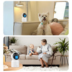 ZOSI C5195 5MP HD Home Security Camera AI Gesture Recognition Video Intercom WiFi Camera (No TF Card)