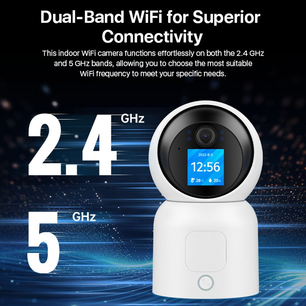 ZOSI C519M 4MP HD Video Intercom Camera AI Motion Detection Anti-Theft Indoor WiFi Camera, No TF Card