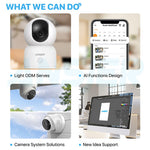 ZOSI C519M 4MP HD Video Intercom Camera AI Motion Detection Anti-Theft Indoor WiFi Camera, No TF Card