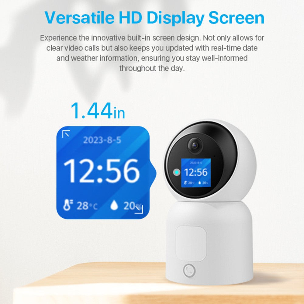 ZOSI C519M 4MP HD Video Intercom Camera AI Motion Detection Anti-Theft Indoor WiFi Camera, No TF Card