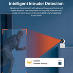 ZOSI C519M 4MP HD Video Intercom Camera AI Motion Detection Anti-Theft Indoor WiFi Camera, No TF Card