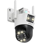 ZOSI C298SE 6MP Dual Lens HD WiFi Camera Humanoid Tracking Two-Way Audio Security Camera