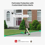 ZOSI C298SE 6MP Dual Lens HD WiFi Camera Humanoid Tracking Two-Way Audio Security Camera