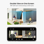 ZOSI C298SE 6MP Dual Lens HD WiFi Camera Humanoid Tracking Two-Way Audio Security Camera