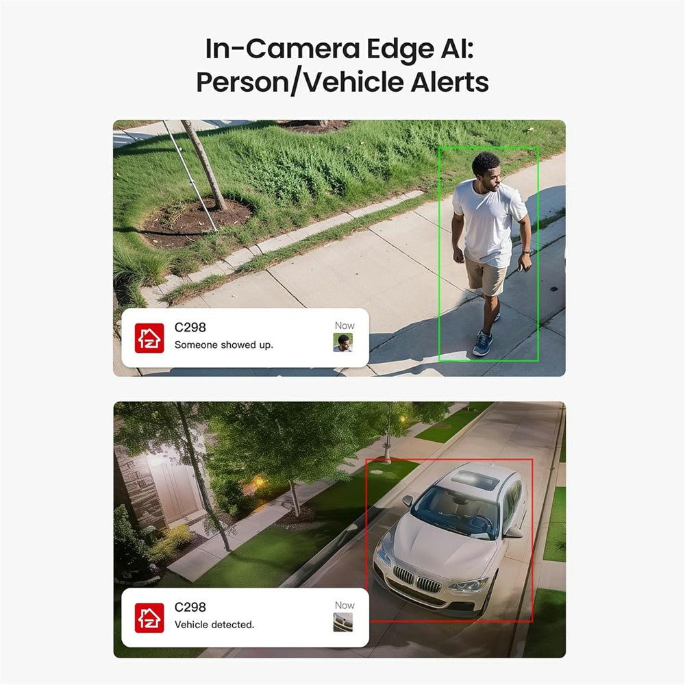 ZOSI C298SE 6MP Dual Lens HD WiFi Camera Humanoid Tracking Two-Way Audio Security Camera