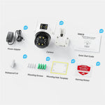 ZOSI C298SE 6MP Dual Lens HD WiFi Camera Humanoid Tracking Two-Way Audio Security Camera
