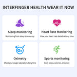 PX01 Bluetooth-kompatibel Smart Ring til Sundhedsovervågning Multifunktionel Fingerring med Opladerbase