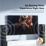 ESSAGER Portable 3.5mm Audio Ground Loop Isolator Noise Eliminator for Home Car Stereo Audio System