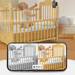 W8 Motion Detection Two Way Audio Monitor Camera 4K Ultra HD Smart Home Security Surveillance System