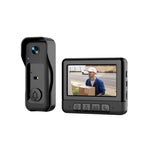 X6 Smart Video Doorbell 4.3 inch Display Wireless Intercom Infrared HD Night Vision for Home Use