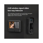 X6 Smart Video Doorbell 4.3 inch Display Wireless Intercom Infrared HD Night Vision for Home Use
