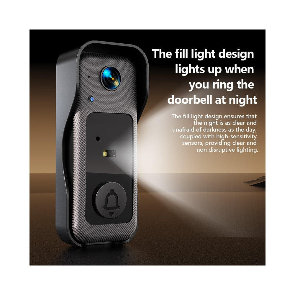 X6 Smart Video Doorbell 4.3 inch Display Wireless Intercom Infrared HD Night Vision for Home Use