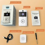 U9 Video Doorbell with ERP Motion Detection Snapshot Function WiFi-Connected Smart Home Security Device