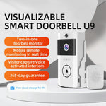 U9 Video Doorbell with ERP Motion Detection Snapshot Function WiFi-Connected Smart Home Security Device