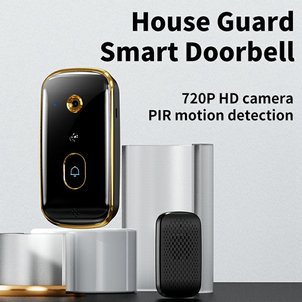 X10 Smart Video Doorbell Home Security Camera Intercom HD Night Vision Snapshot Infrared Motion Detection