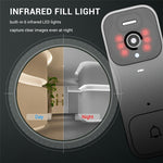 X7 Smart Video Doorbell Camera Wireless Intercom HD Monitor with Display Screen Home Security System