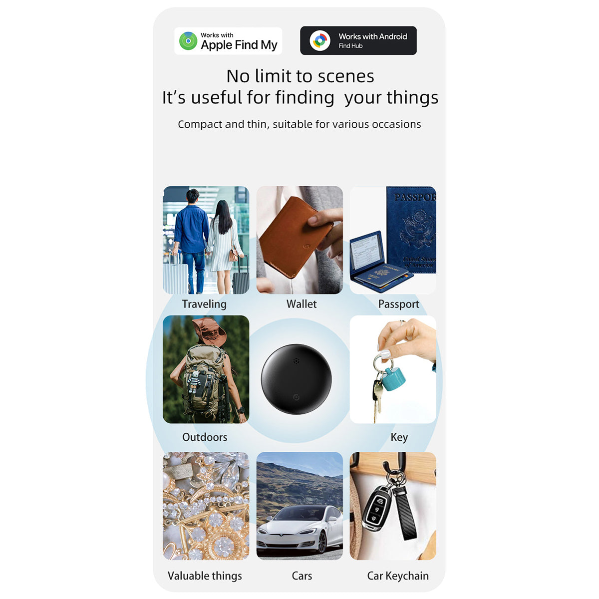 F10 Dual System Smart Anti-Lost Tracker Global Positioning Finder IP66 Waterproof for Keys Bags Luggage
