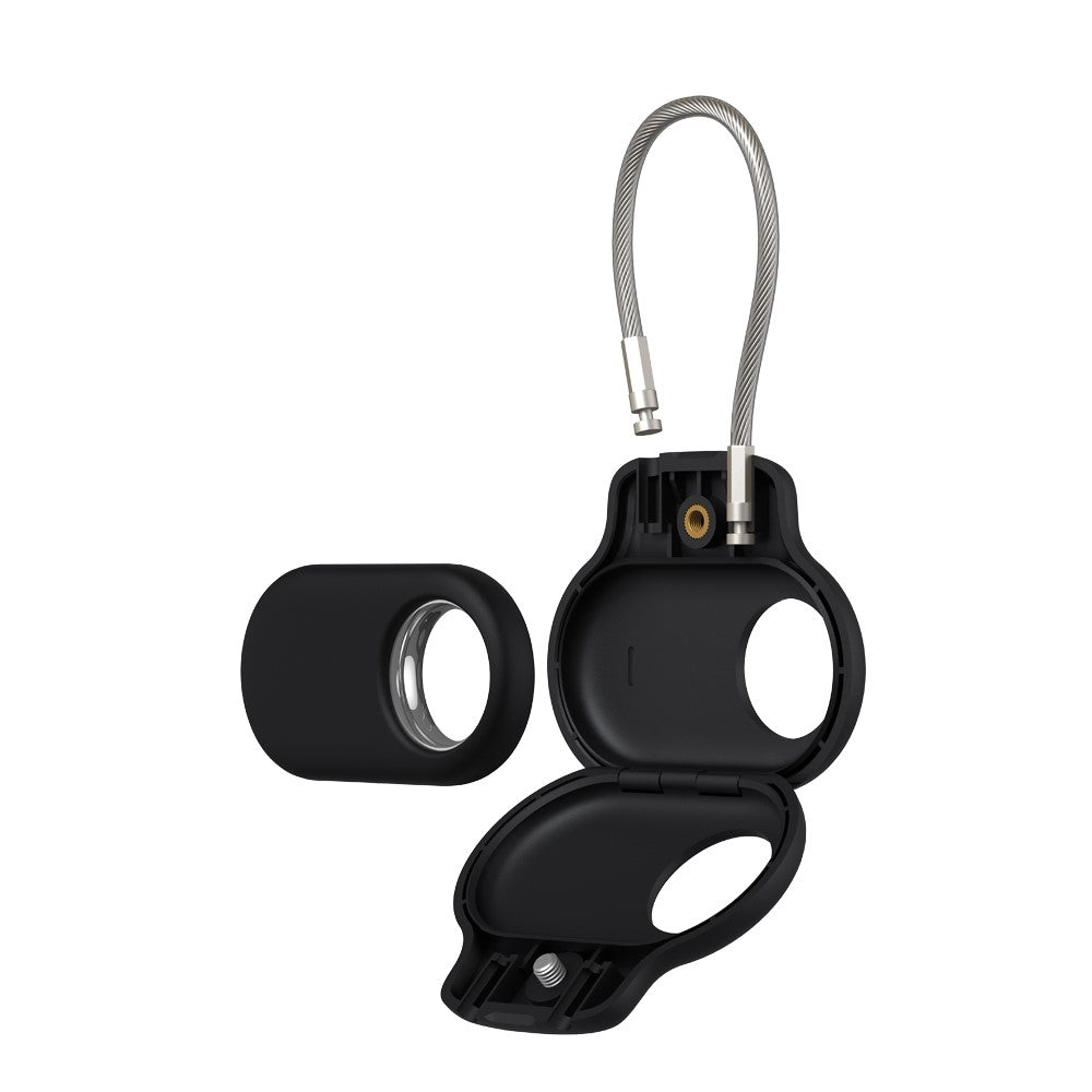 For Samsung Galaxy SmartTag2 / SmartTag Protective Case Silicone Cover with Steel Wire Tracking Device Accessories