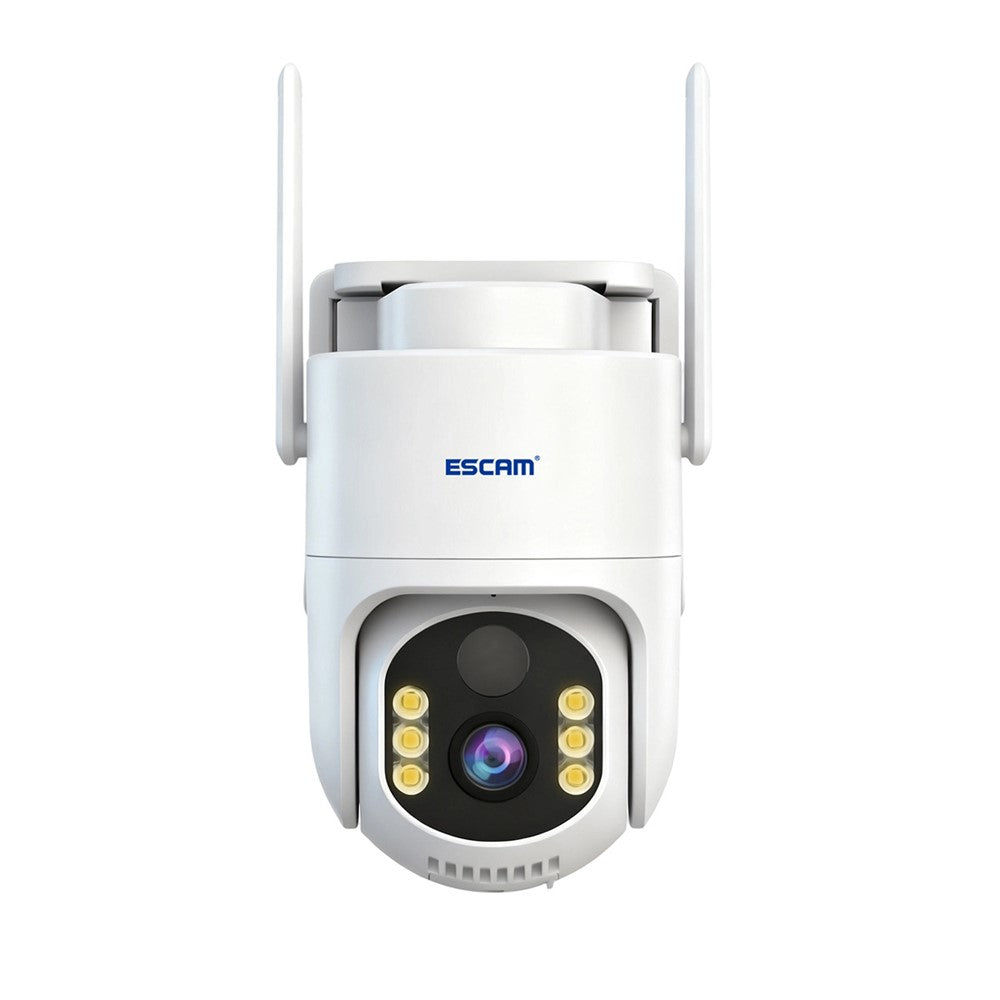 ESCAM QFS71 3MP Wireless Solar Security Camera PIR Alarm Two-Way Audio Night Vision Camera with 4G Virtual SIM Card