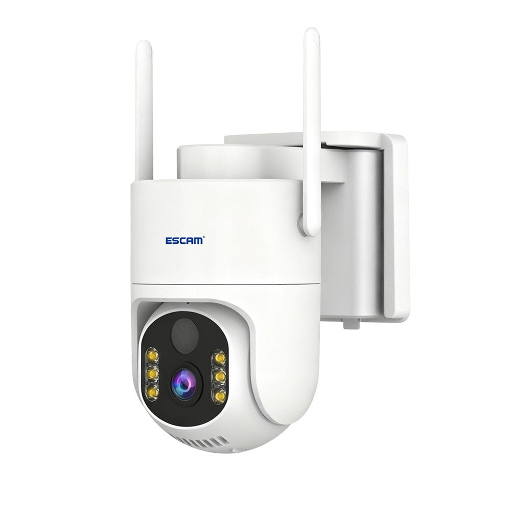 ESCAM QFS71 3MP Wireless Solar Security Camera PIR Alarm Two-Way Audio Night Vision Camera with 4G Virtual SIM Card