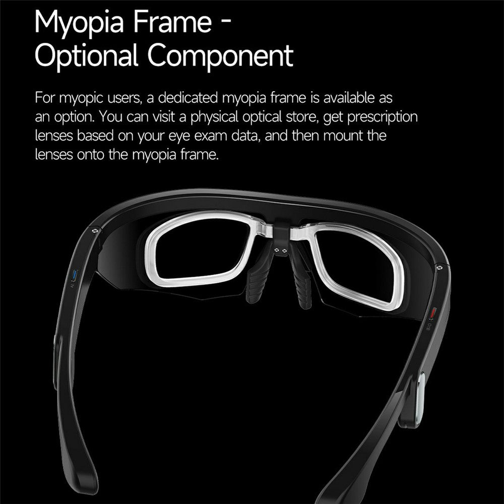 W640 8MP Camera Multi-functional AI Real-time Translation Smart Glasses ENC Noise Reduction Hands-free Calling Eyeglasses