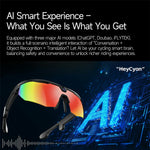 W640 8MP Camera Multi-functional AI Real-time Translation Smart Glasses ENC Noise Reduction Hands-free Calling Eyeglasses