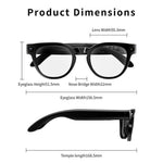 MT3 8MP Camera Smart Glasses IP65 Waterproof AI Translation Glasses Noise Reduction Hands-free Calling Eyewear