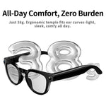 MT3 8MP Camera Smart Glasses IP65 Waterproof AI Translation Glasses Noise Reduction Hands-free Calling Eyewear