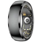 SY15 Smart Ring Health Monitor with Charging Case Vibration Alerts IP68 Waterproof Heart Rate Blood Oxygen Sleep Tracking Finger Ring