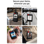 MS01 E-Ink Tracker IPX5 Waterproof 1.54 Inch Display Dual System Anti-Lost Finder for Wallet Keys