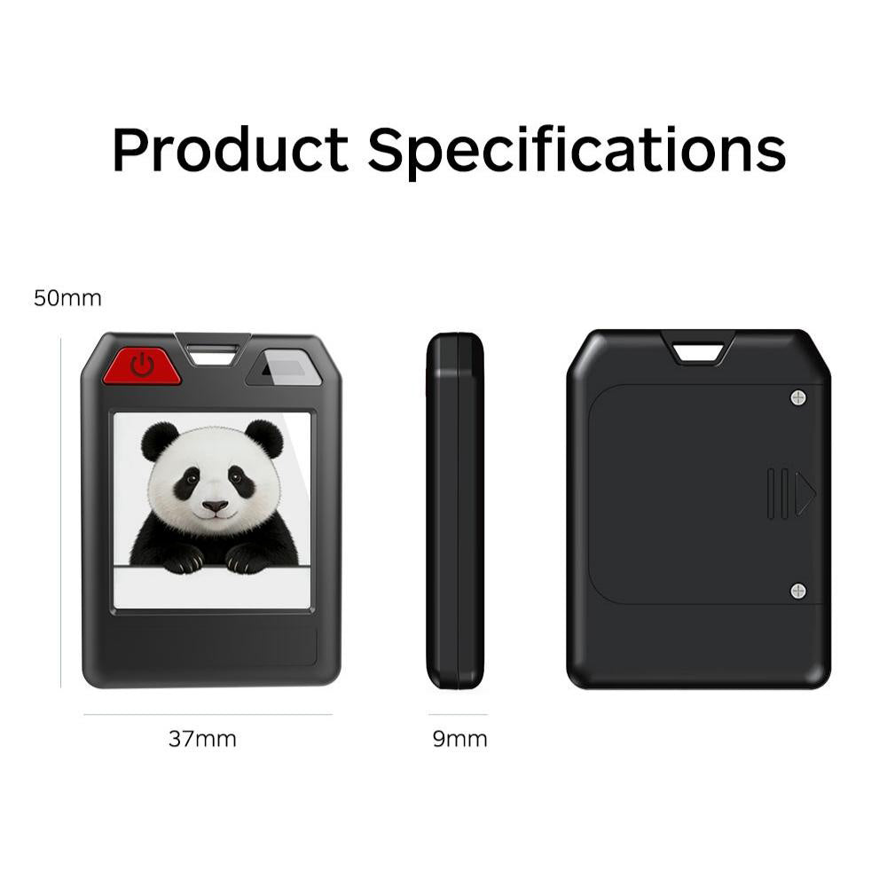 MS01 E-Ink Tracker IPX5 Waterproof 1.54 Inch Display Dual System Anti-Lost Finder for Wallet Keys