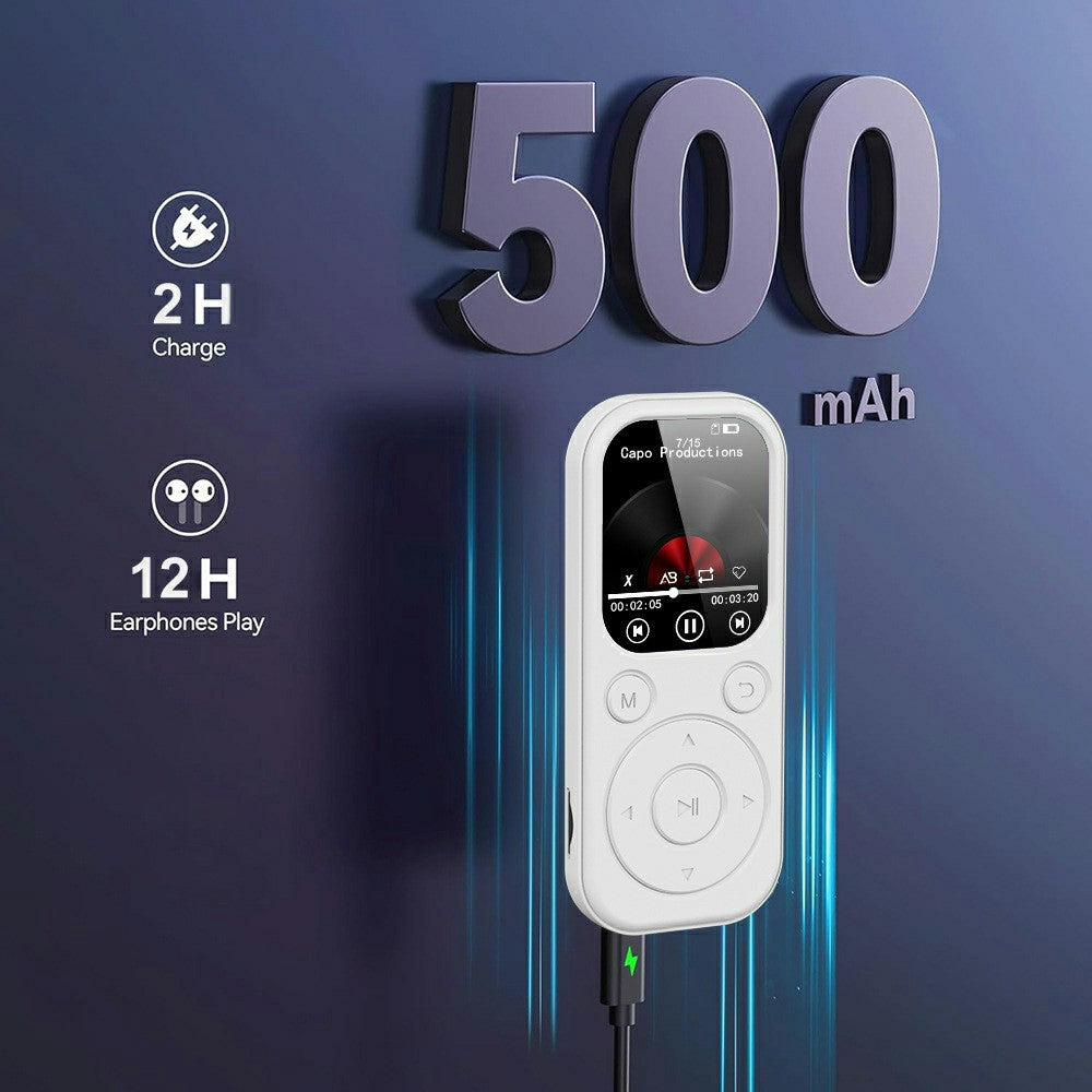 MP3-01D  MP3 / MP4 Player without TF Card 1.8 inch TFT Screen Bluetooth-compatible 5.4 FM Radio Video Player