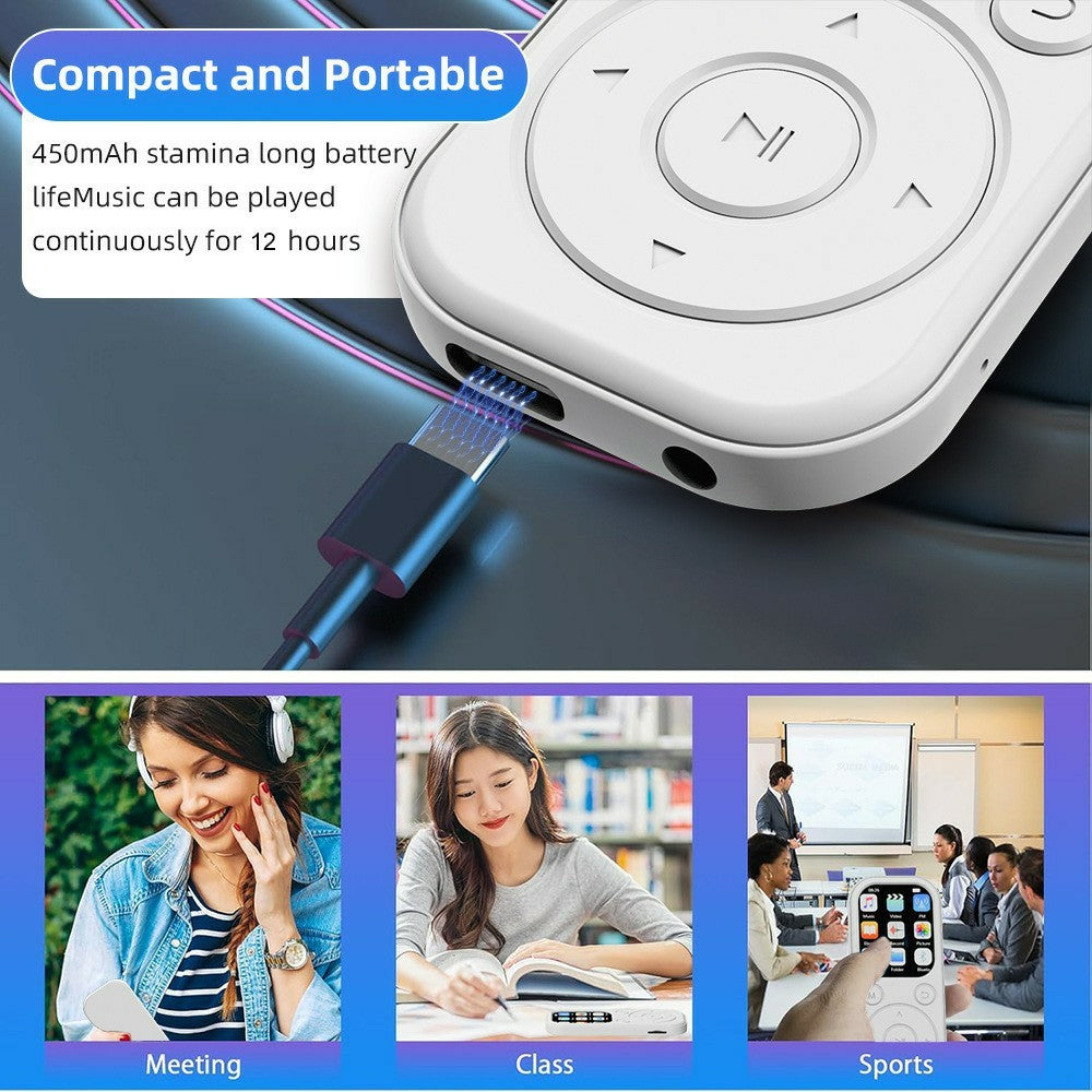 MP3-01D  MP3 / MP4 Player without TF Card 1.8 inch TFT Screen Bluetooth-compatible 5.4 FM Radio Video Player