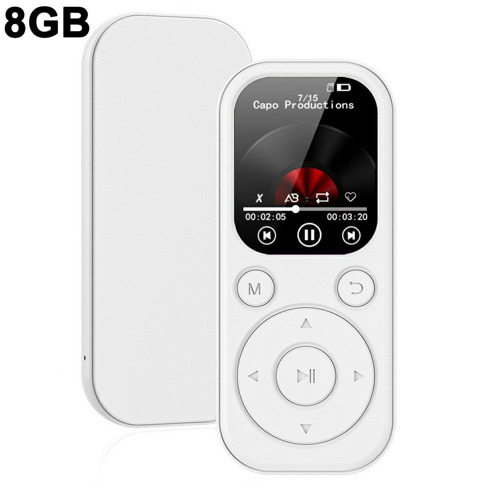 MP3-01D MP3 / MP4 Player with 8GB TF Card 1.8 inch TFT Screen Bluetooth-compatible 5.4 FM Radio Video Player