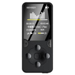 MROBO X-02 128 GB 1,8 tums TFT-skärm MP4-spelare FM-radio röstinspelningsfunktion musikvideospelare walkman med högtalare